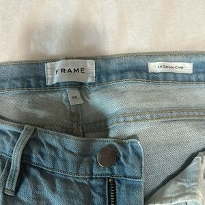 Frame denim jeans le garçon crop jeans